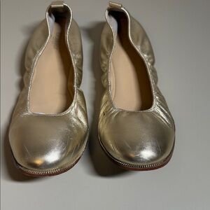 Botkier Mason Metallic Gold Ballet Flats  sz 9.5